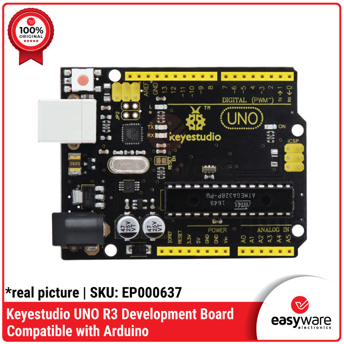 Keyestudio UNO R3 Development Board (Compatible with Arduino) - Gambar 2