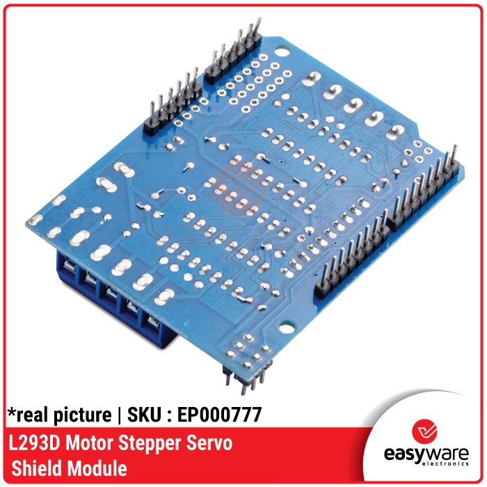 L293D Motor Stepper Servo Shield - Gambar 2