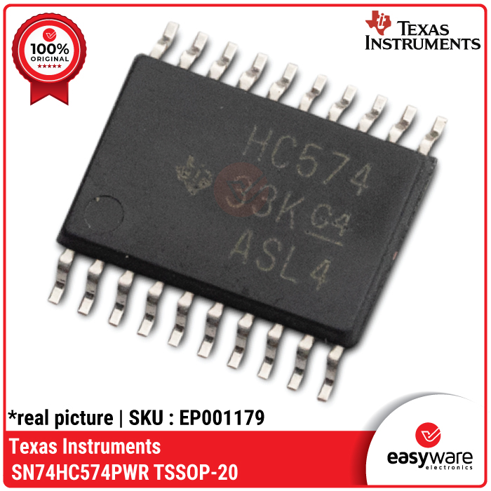 Texas Instruments SN74HC574PWR TSSOP-20 Octal Edge-Triggered D-Type Flip-Flops