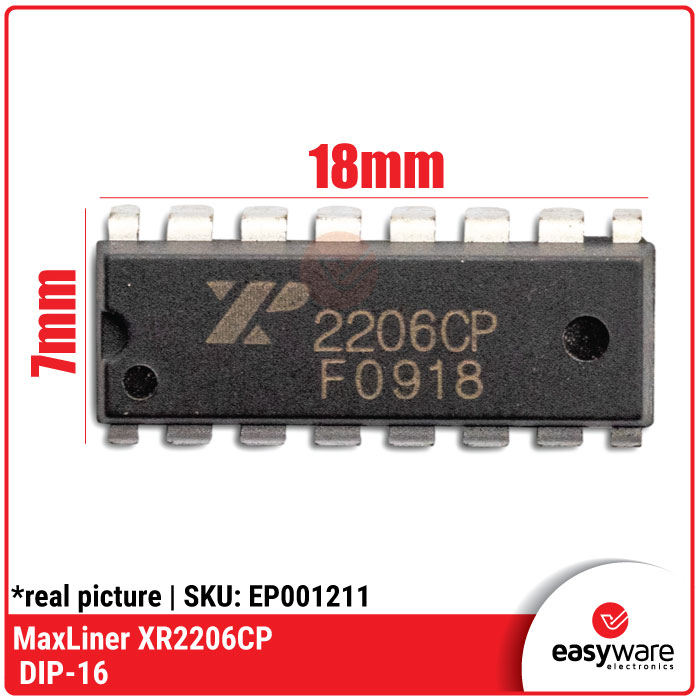 IC XR2206CP Exar - Monolithic Function Generator (DIP-16) - Gambar 2