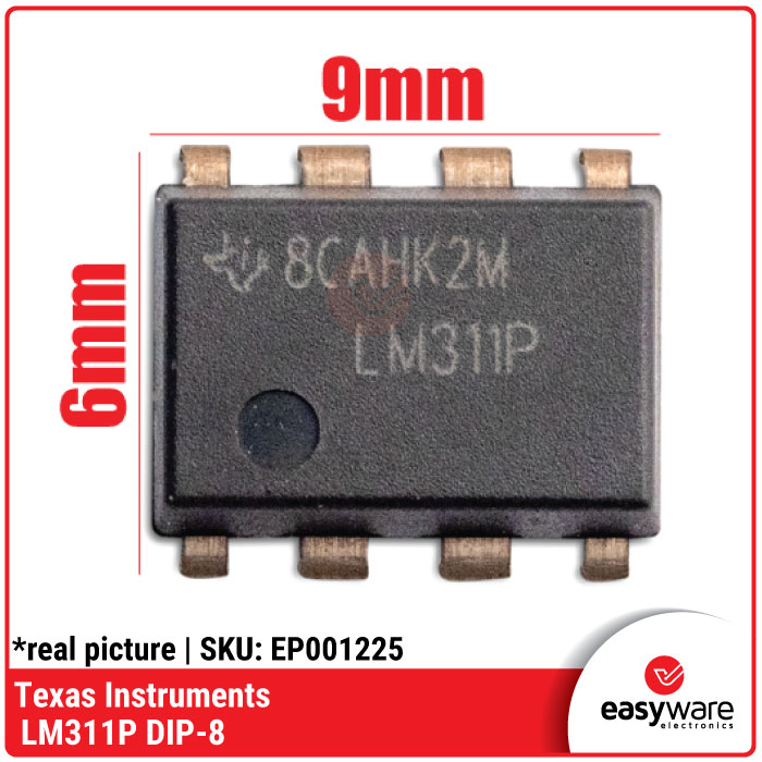 Texas Instruments LM311P DIP-8 High-Speed Differential Voltage Comparator IC Original - Gambar 2