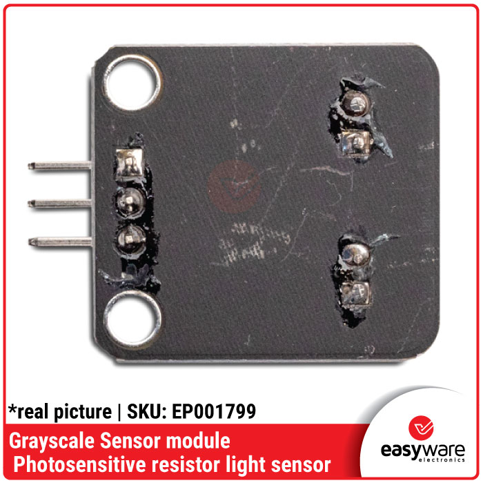 Grayscale Sensor Module Photosensitive Resistor Light Sensor Analog 3 Pin - Gambar 3