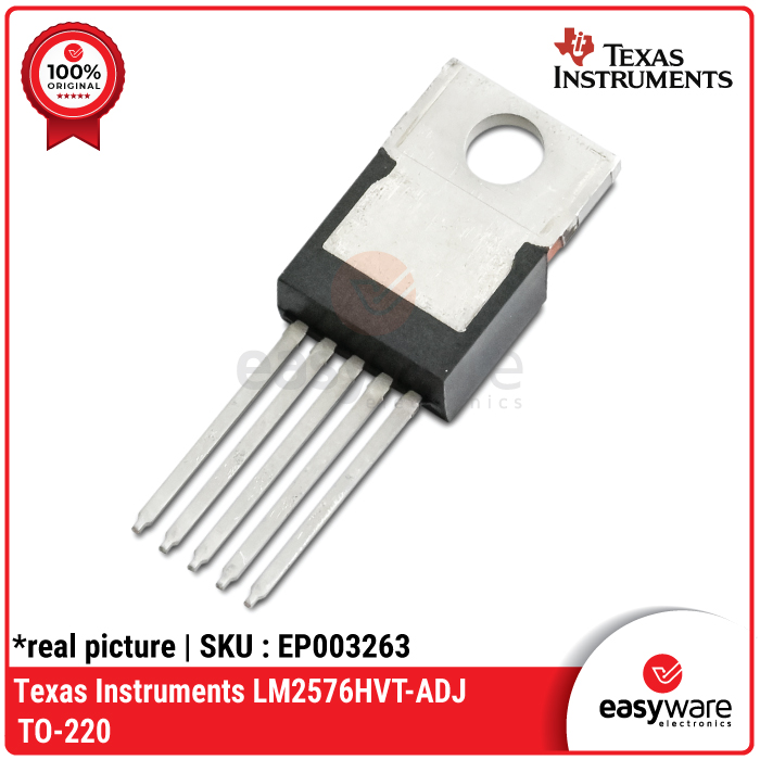 Texas Instruments LM2576HVT-ADJ – Regulator Tegangan Step-Down 3A Adjustable (TO-220) - Gambar 2