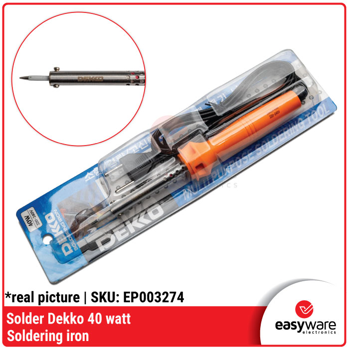 Solder Dekko 40W Original - Soldering Iron Kualitas Terbaik Deskripsi Produk
