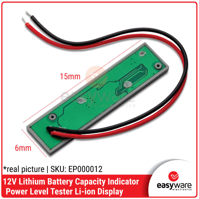 12V Lithium Battery Capacity Indicator - Gambar 2
