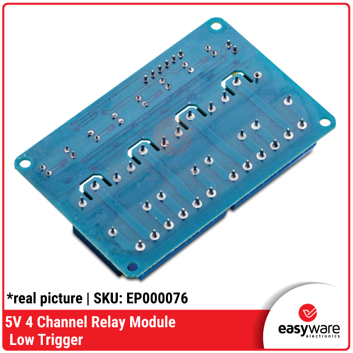 Modul Relay 4 Channel 5V Low Trigger - Relay Arduino ESP32 IoT Automation High Quality - Gambar 3