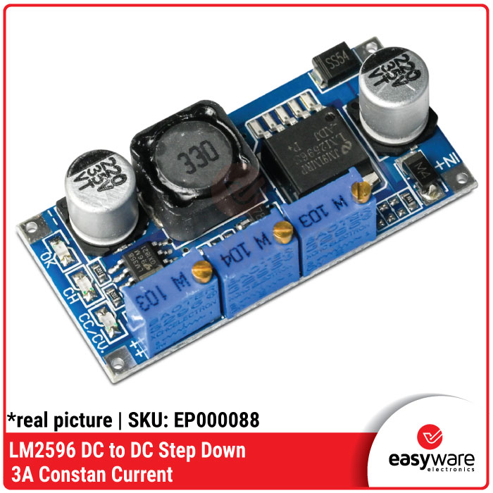 LM2596 Step Down 3A Adjustable Charger Module Constant Current & Voltage