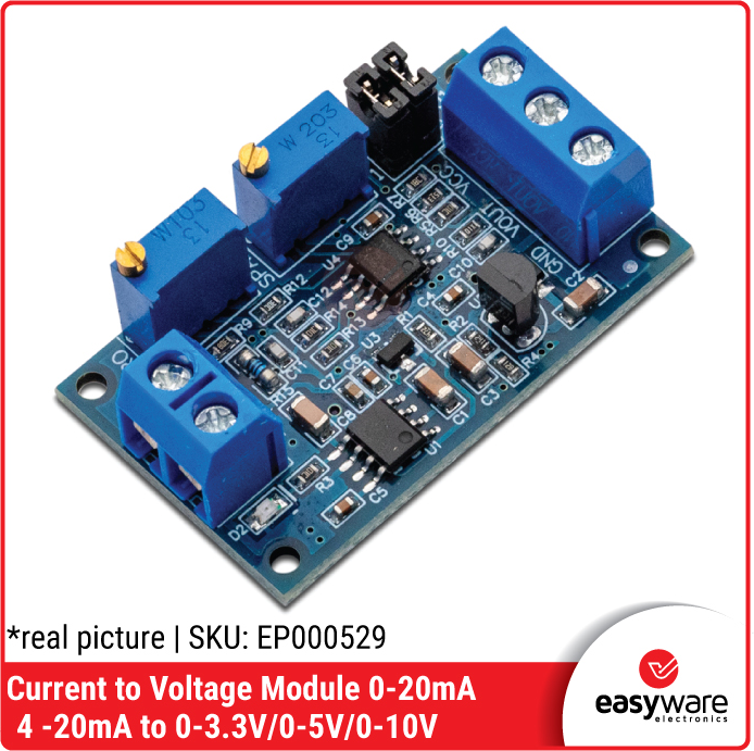 Modul Konverter Arus ke Voltase 0-20mA ke 0-3.3V/5V/10V yang Tangguh Banget!
