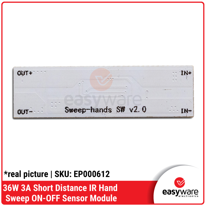 Modul Sensor IR Hand Sweep 36W 3A - Saklar Sensor Sentuh Tanpa Sentuh (Non-Touch) - Gambar 3