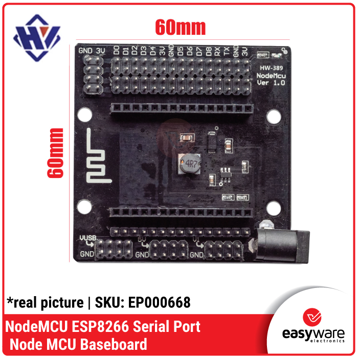 NodeMCU ESP8266 Baseboard Expansion Shield - Gambar 3