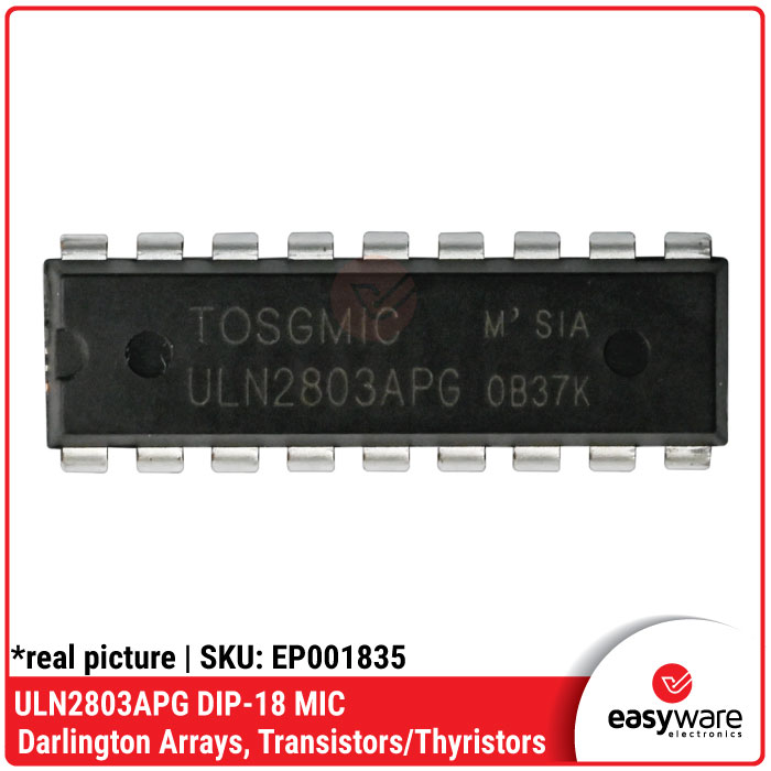 ULN2803APG DIP-18 ULN2803 ULN2803A Darlington Transistor Array - Gambar 2
