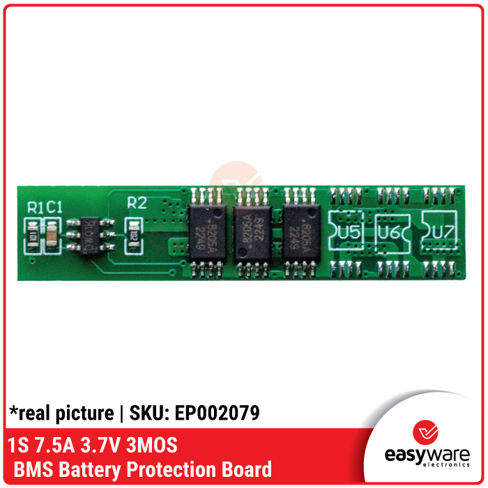 1S 7.5A 10A 15A 3.7V 3/4/6MOS BMS Battery Protection Board - Gambar 4