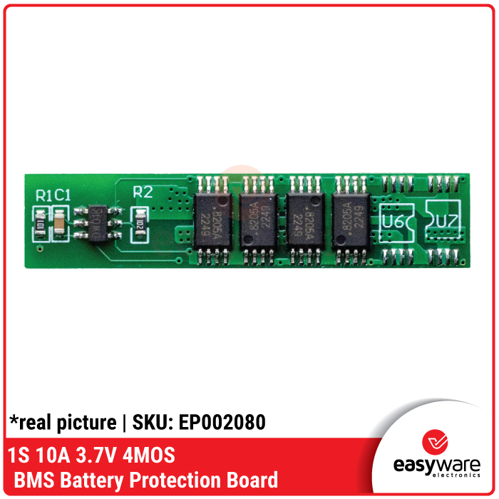 1S 7.5A 10A 15A 3.7V 3/4/6MOS BMS Battery Protection Board - Gambar 3