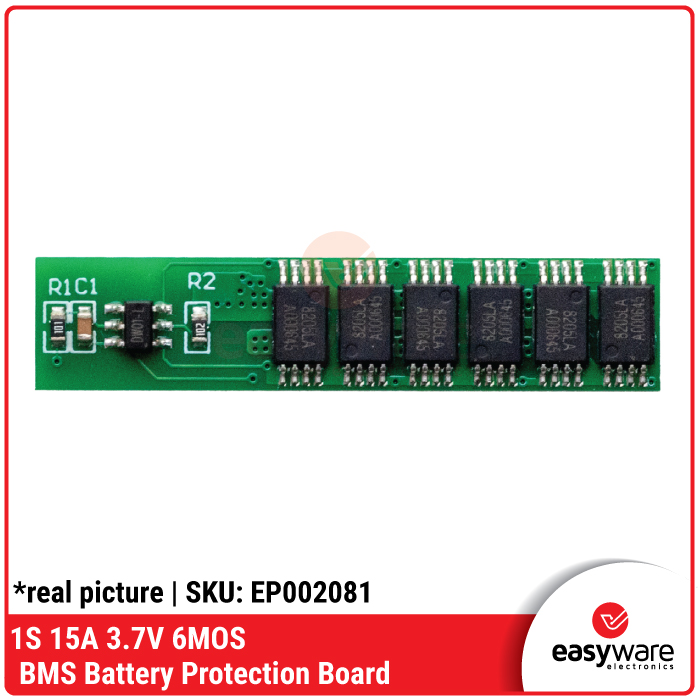 1S 7.5A 10A 15A 3.7V 3/4/6MOS BMS Battery Protection Board - Gambar 2