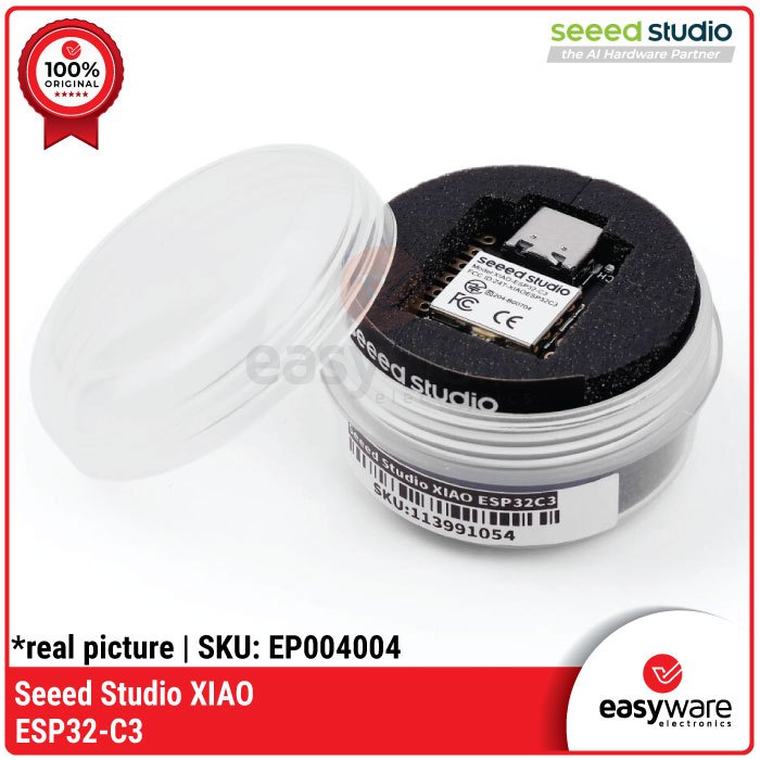 Seeed Studio XIAO ESP32-C3 RISC-V WiFi BLE 5.0 Battery Charging Antena Eksternal — IoT Mini Board Ultra Compact Original - Gambar 6
