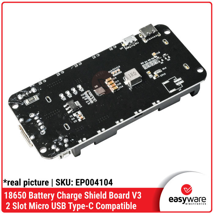 18650 Battery Charge Shield Board V3 1/2/4 Slot Micro USB Type-C 5V/2A 3V/1A Modul Power Bank DIY untuk Raspberry Pi Arduino ESP32 - Gambar 7