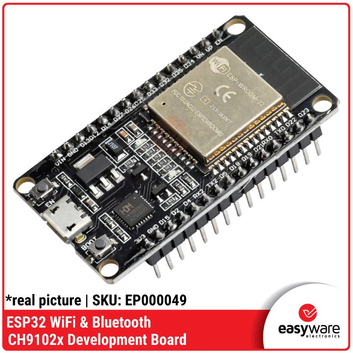 ESP32 ESP-32S 30P WiFi + Bluetooth Dual - CH340C CH9102x CP2102 Micro USB / Type C USB-C Board - Gambar 3