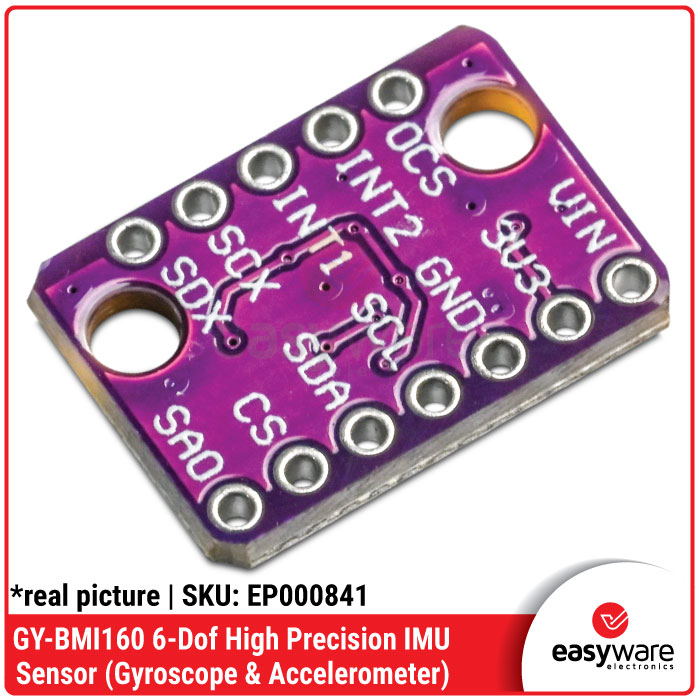 GY-BMI160 6-DOF High Precision IMU Sensor Gyroscope Accelerometer I2C SPI — Motion Sensor Drone Wearable Arduino - Gambar 2