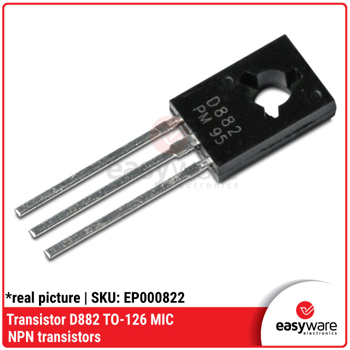Transistor D882 TO-126 NPN Transistor 2SD882 3A 30V
