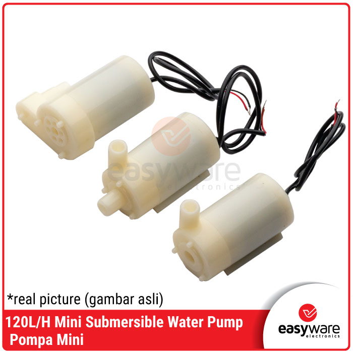 Water Pump DC 2.5-6V Mini Micro Submersible Water Pump 120L/H