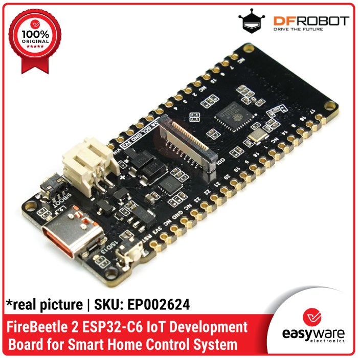 FireBeetle 2 ESP32-C6 IoT Development Board for Smart Home Control System