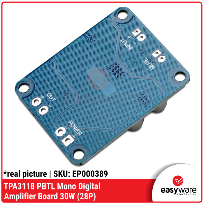 TPA3118 PBTL Mono Digital Amplifier Board - Gambar 4