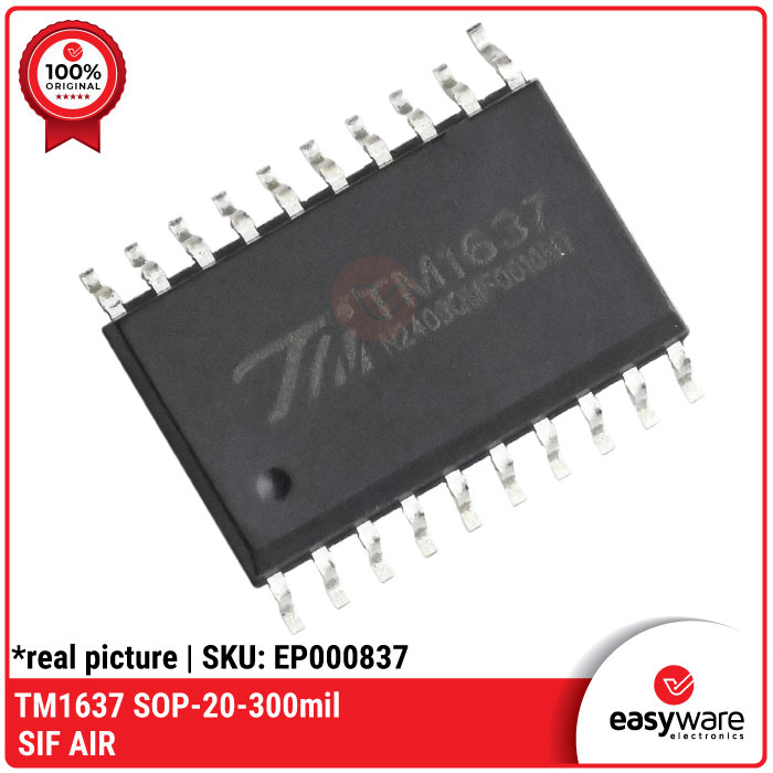 IC TM1637 SOP-20-300mil - LED Driver and Key-Scan Control IC Original