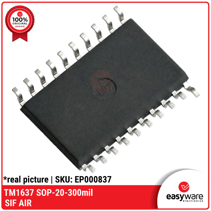 IC TM1637 SOP-20-300mil - LED Driver and Key-Scan Control IC Original - Gambar 3