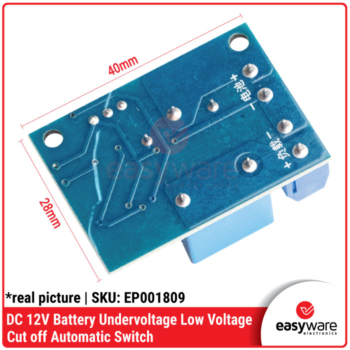 DC 12V Battery Undervoltage Low Voltage Cut off Automatic Switch - Gambar 3