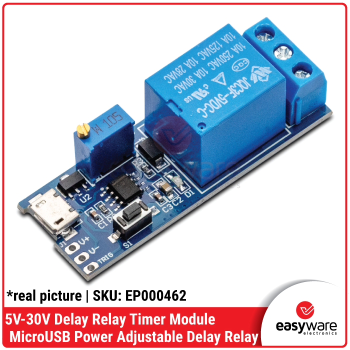 Trigger Delay Switch 5V-30V Delay Relay Timer module