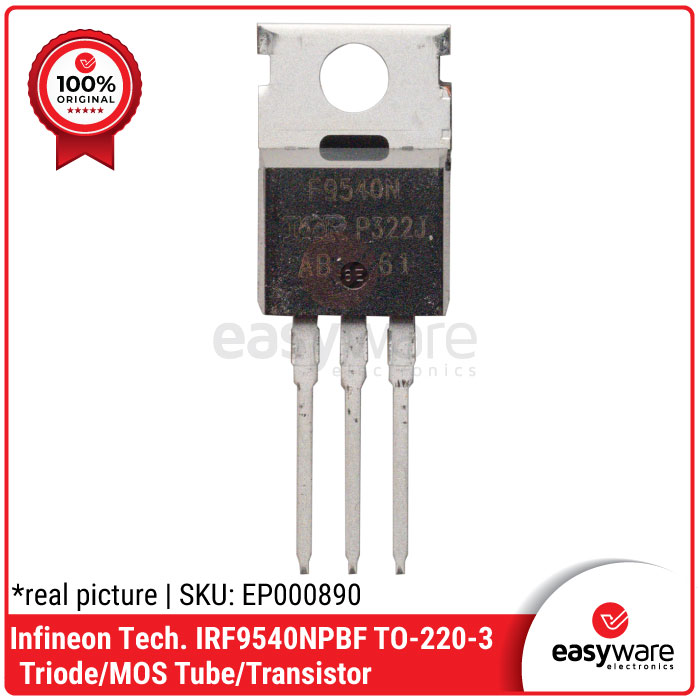Infineon Tech IRF9540NPBF TO-220-3 - Power MOSFET P-Channel Original