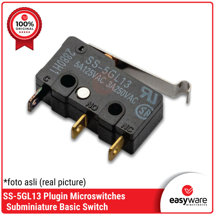 Microswitch Omron SS-5GL13 Subminiature Basic Switch SS-5GL 13 - Gambar 2