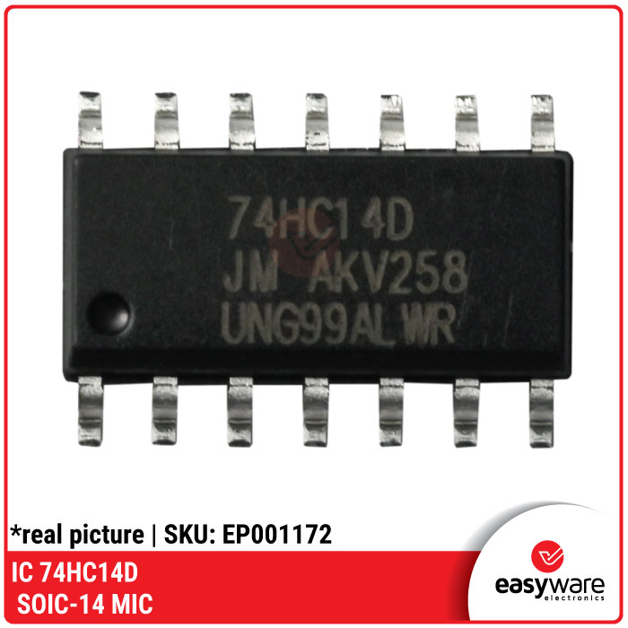 IC 74HC14D SMD 74HC14 IC Hex Schmitt-Trigger Inverter 74HC14D SOIC-14 - Gambar 2