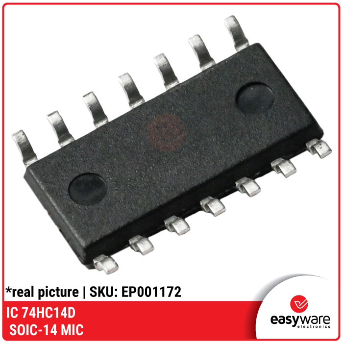 IC 74HC14D SMD 74HC14 IC Hex Schmitt-Trigger Inverter 74HC14D SOIC-14 - Gambar 3