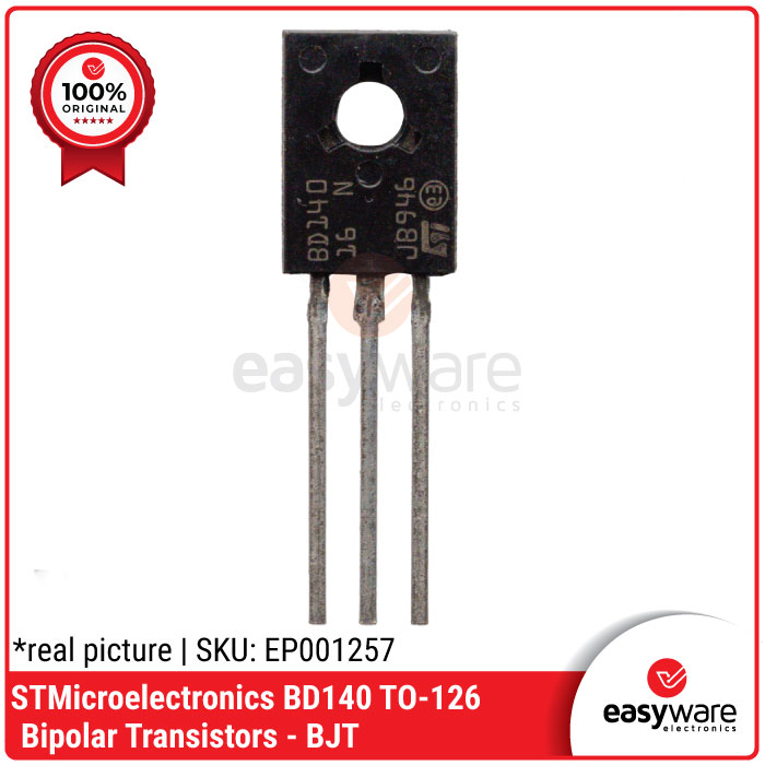 STMicroelectronics BD140 TO-126 - Transistor PNP Medium Power Original - Gambar 2