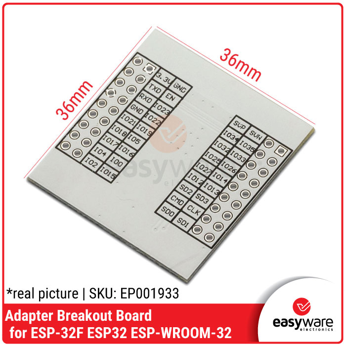 Adapter Breakout Board for ESP-32F ESP32 ESP-WROOM-32 - Gambar 2