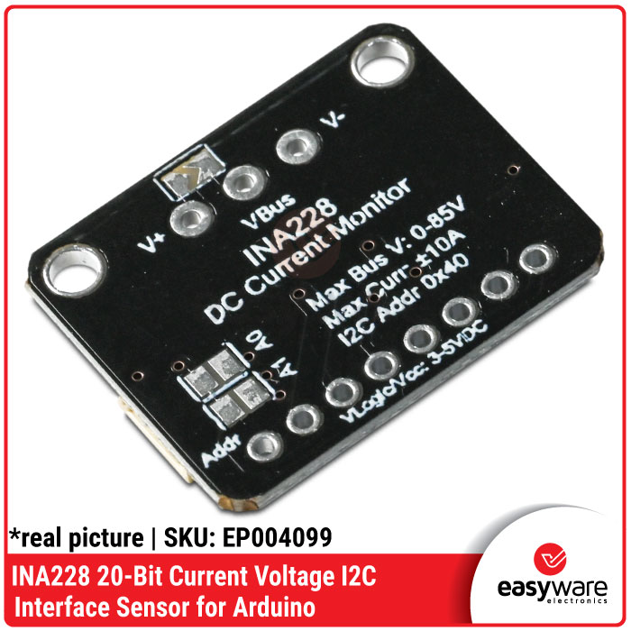 INA228 20-Bit INA 228 20 Current Voltage Power Monitor Sensor I2C Module - Gambar 3