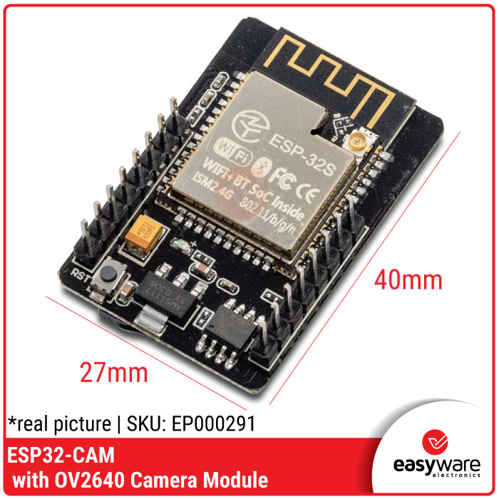 ESP32 CAM ESP32-CAM WiFi & BLUETOOTH WITH OV2640 CAMERA MODULE - Gambar 5