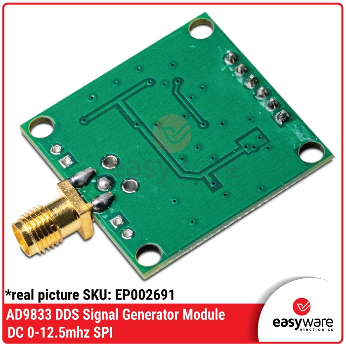 AD9833 DDS Signal Generator Module 0-12.5MHz SPI Sine Triangle Square Wave Arduino - Gambar 3