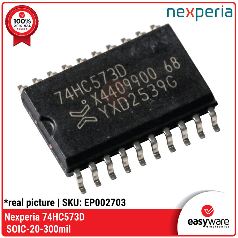IC 74HC573D 74HC573 SMD ORIGINAL SOIC-20-300mil IC LOGIC 74HC573 Nexperia 74HC573D