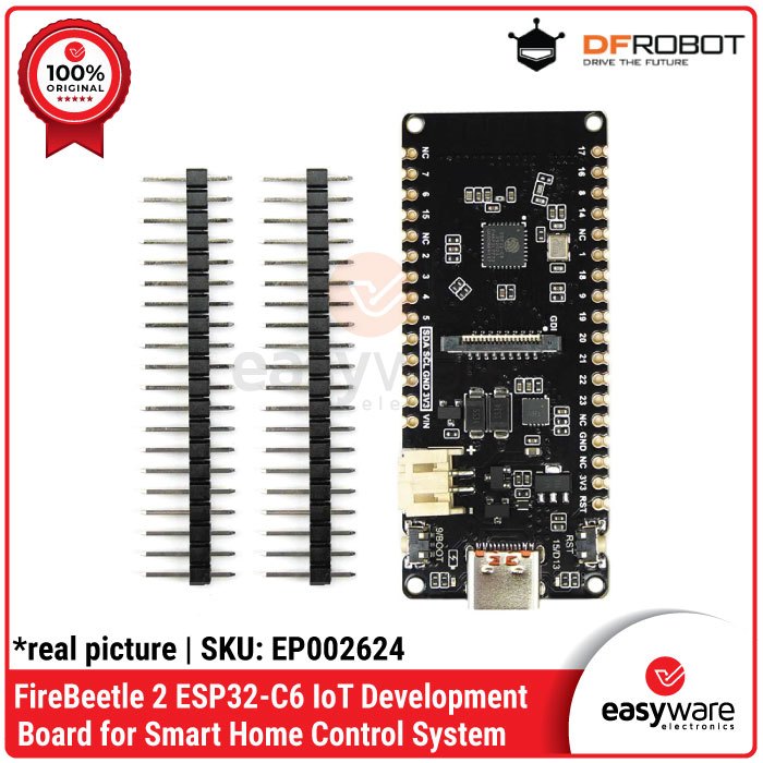 FireBeetle 2 ESP32-C6 IoT Development Board for Smart Home Control System - Gambar 2