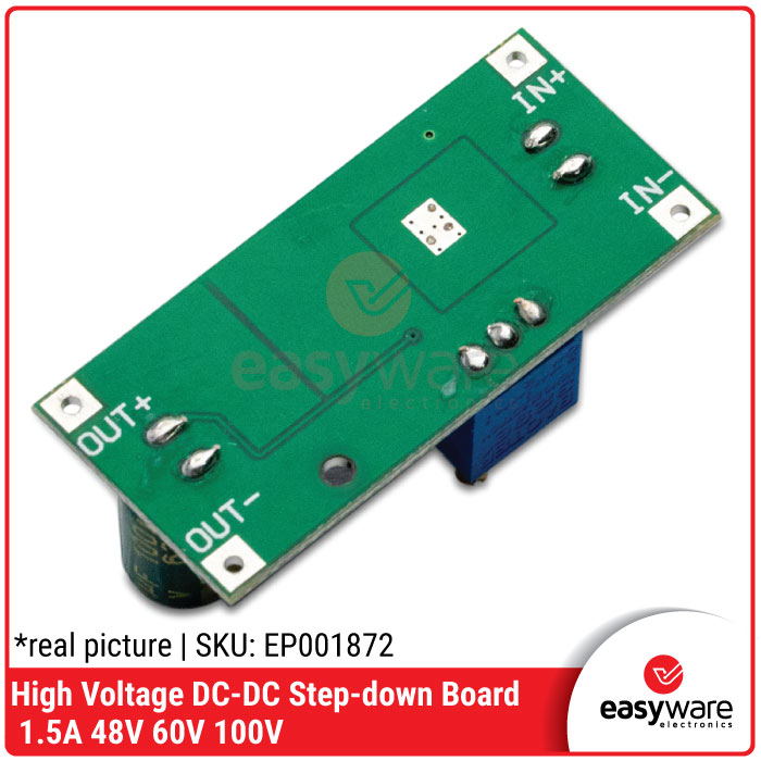High Voltage DC-DC Step down 48V 60V 100V 1.5A Adj Step-down Module - Gambar 2