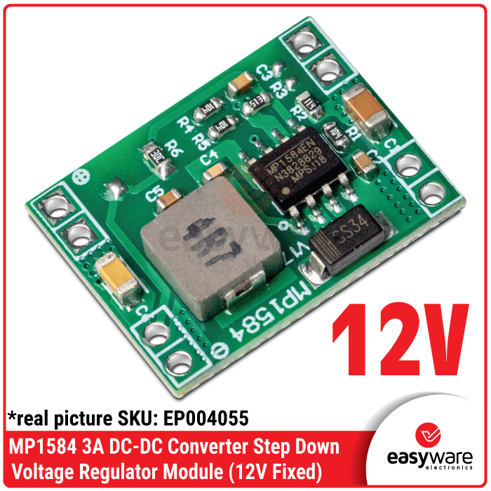 MP1584 3A DC-DC Step Down Buck Converter Module Adjustable 3.3V 5V 9V 12V - Gambar 6