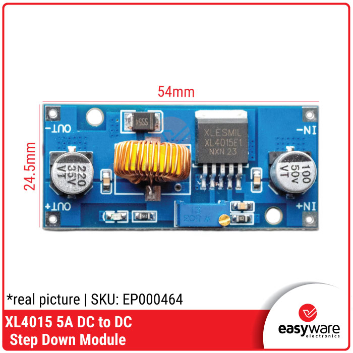 XL4015 DC-DC Step Down 5A Adjustable Module Buck Converter - Gambar 2