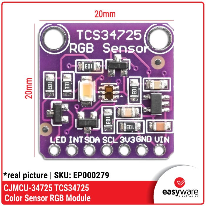 CJMCU-34725 TCS34725 RGB Color Sensor module - Gambar 2