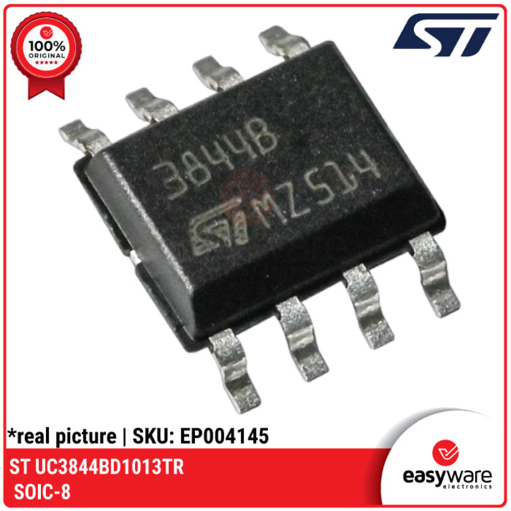 IC UC3844BD1013TR SOIC-8 UC3844B UC3844 SMD Current Mode PWM Controller STMicroelectronics Original - SMPS Flyback Converter - Gambar 3