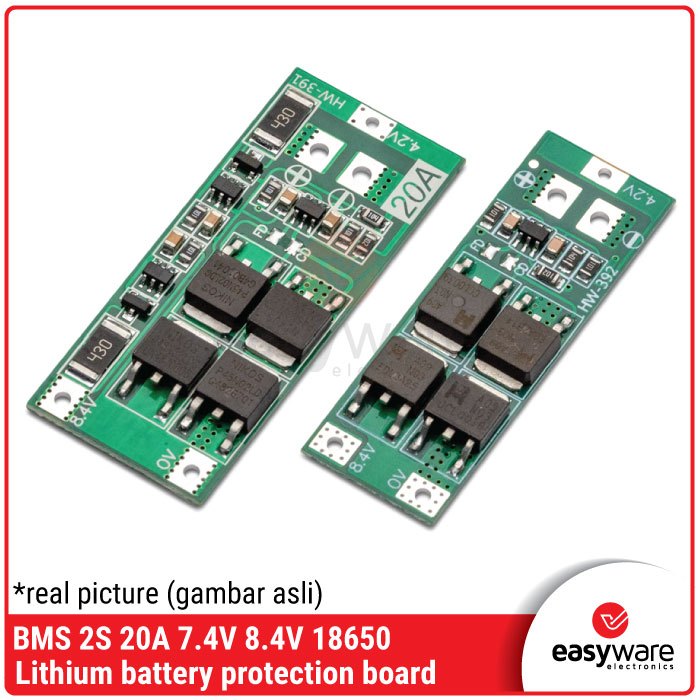 BMS 2S 20A 7.4V 8.4V 18650 Lithium battery protection board